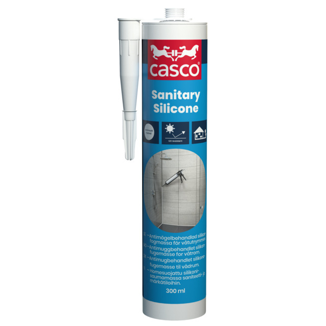 CASCO VÅTRUMSILIKON BRUN 300ML | Beijerbygg Byggmaterial